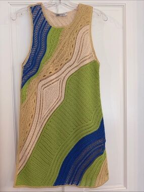 Zara Crochet Swimsuit Coverup
